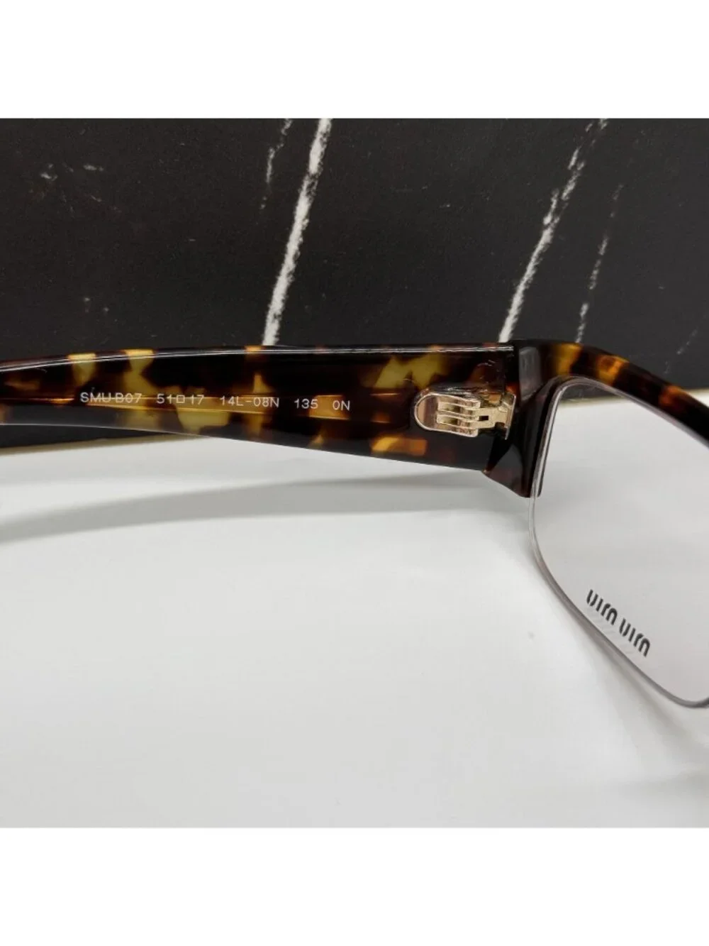 NEW MIU MIU MUB07S 14L08N EYEGLASSES HAVANA WOMEN MU B07S, SMU B07